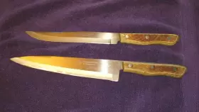 1087-SF MAXAM Kitchen Knife Set Chefs Carving Steel