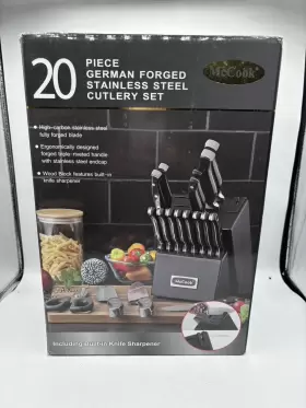MC69B MCCOOK Knife Block Set Steel Kitchen