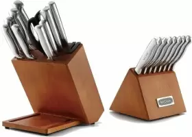 MC69W MCCOOK Kitchen Knife Set Steel Knives Block #2
