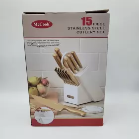 VES2782 MCCOOK Knife Golden Titanium Kitchen Block #2