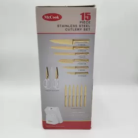 VES2782 MCCOOK Knife Golden Titanium Kitchen Block #3