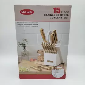 VES2782 MCCOOK Knife Golden Titanium Kitchen Block