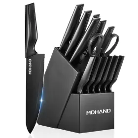 975282123768 MDHAND Knife Set Kitchen Sharpener Stainl