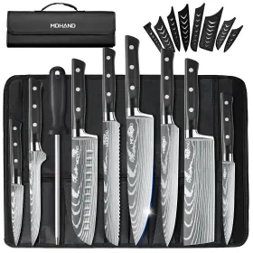 975282123867 MDHAND Chef Knife Set High Carbon Steel Forged