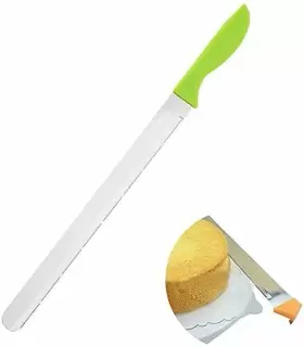 386419563157 MEIZHOUER Steel Cake Knife Handle Baking Pastry