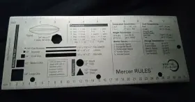 M33241 MERCER CULINARY Ruler Rules Cooking