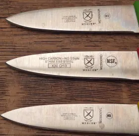 M29330 MERCER Cutlery Paring Knives Blades Millennia Handles #2