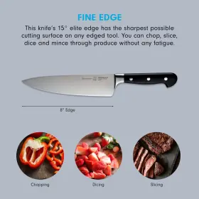 098872368687 MESSERMEISTER Meridian Elite Knife Steel Chef #3