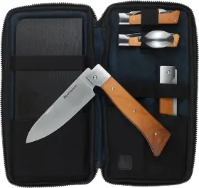 ACM-6 MESSERMEISTER Adventure Chef Maple Knife Set Travel