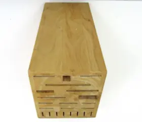 DKB-22N MESSERMEISTER Wood Knife Block Slots Lazy Susan #3