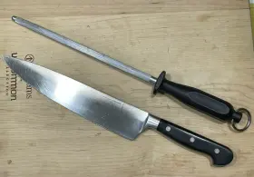 E-3836-10 MESSERMEISTER Meridian Elite Chefs Knife Sharpening