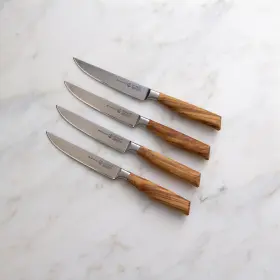 E-6684-4-4S MESSERMEISTER Oliva Elite Edge Steak Knife Set