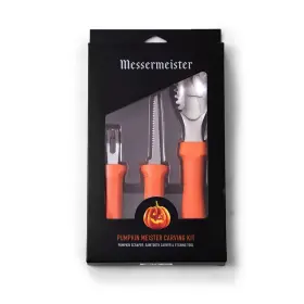 MCS-3S2 MESSERMEISTER Pumpkin Carving Set Scraper Sawtooth