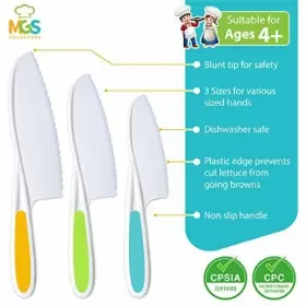 860008701503 MGS COLLECTIONS Kids Knife Set Cooking Cutting #3