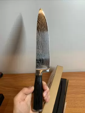 121522 MICHELANGELO Michealngelo Chef Knife Laser #2