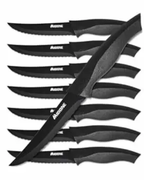 974580570205 MIDONE Knife Set Serrated Steak Knives Kitchen