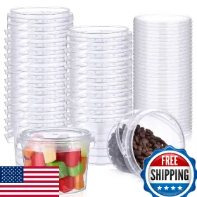 B0D2VM8RNY MIFOCI Food Buckets Lids Round Containers