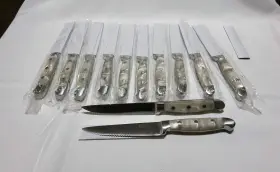 5263859 MIKASA Williamsburg Steak Knife Marble Pearl