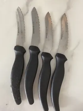 91M3T1SS01 MIRACLE BLADE Serrated Steak Knives Set