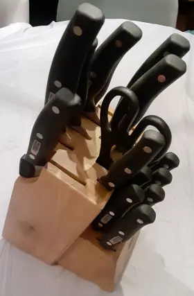 EU96M401BL01 MIRACLE BLADE Knife Set Block