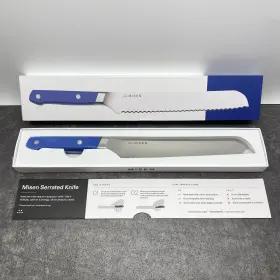 850042846186 MISEN Serrated Kitchen Bread Knife Handle Steel