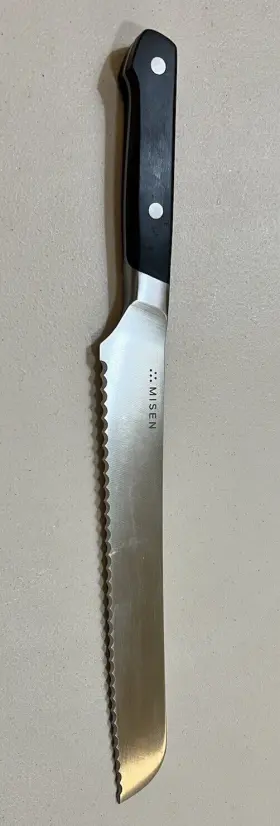 853707007670 MISEN Serrated Bread Knife Cutter High Carbon #3