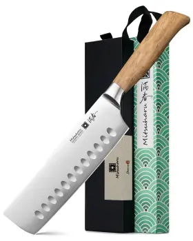 MNK1-0001 MITSUHARU Nakiri Knife Shoman Vegetable Razor Sharp