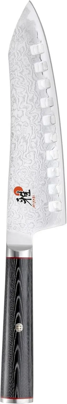 34198-183 MIYABI Kaizen Rocking Santoku Knife Hollow Edge