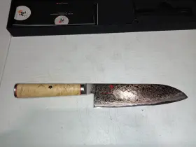 34374-183 MIYABI Birchwood Santoku Knife Steel #2