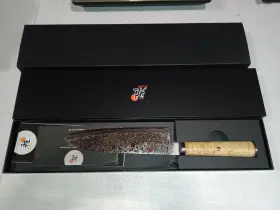 34374-183 MIYABI Birchwood Santoku Knife Steel #3
