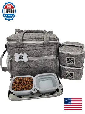 B0BMF5ZJH7 MOBILE DOG GEAR Week Travel Bag Heather Airline