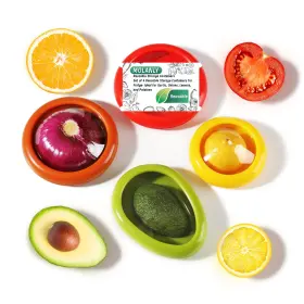 B0F6V8BB4Z MOLANLY Set Producesaver Containers Garlic Onion