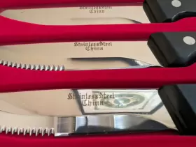 739192661002 MONTEREY JUMBO STEAK KNIVES High Carbon Set #2