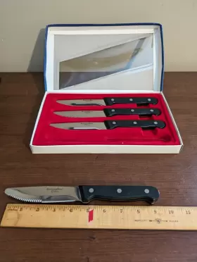 739192661002 MONTEREY JUMBO STEAK KNIVES High Carbon Set