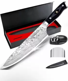 745103509646 MOSFIATA Sharp Chefs Knife Finger Guard