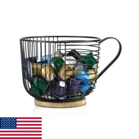 B0BN71NWXG MOSJOS Coffee Holder Cup Storage Organizer Wooden