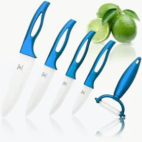 KN-SET-5B2 MOSS STONE Kitchen Cutlery Ceramic Knife Fruit