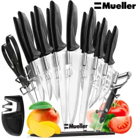 634578824616 MUELLER Steel Knife Set Block