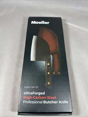 060554565757 MUELLER HOME Ultraforged Meat Cleaver Knife High