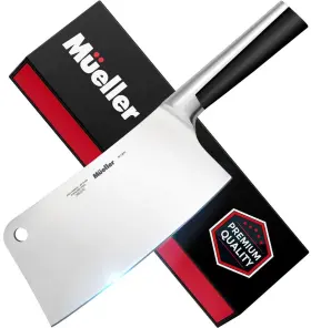 SS-77 MUELLER Meat Cleaver Knife Steel Butcher Chopper Stai