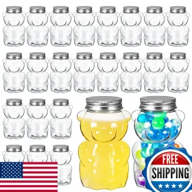 B0C738P6R1 MUMUFY Bear Jars Candy Milk Tea Drink Containers