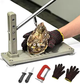 445042147123 N-H Oyster Shucker Tool Set Clam Opener Steel