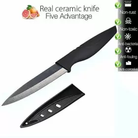 286200826525 NANO ID Steak Knives Set Sharp Kitchen Ceramic #3