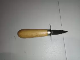 10415 NERON COUTELLERIE Lafourmi Blade Oyster Knife Wood #2