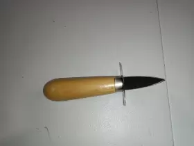 10415 NERON COUTELLERIE Lafourmi Blade Oyster Knife Wood #3