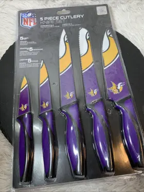 KKNFL18 NFL Minnesota Vikings Cutlery Knife Set Chef Bread