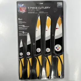 KKNFL25 NFL PITTSBURGH STEELERS Cutlery Tailgate Knife Set