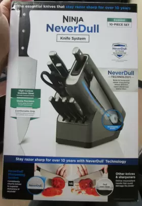 210621 NINJA Neverdull Essential Knife Block Set
