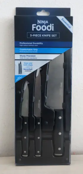 K12003 NINJA FOODI Neverdull Essential Knife Set Steel