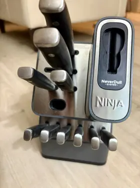 K10020 NINJA Neverdull Knife Block Set Sharpener